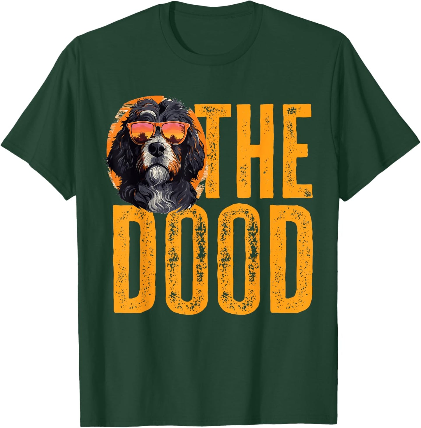 Bernedoodle Dog Breed Pet The Dood T-Shirt - T-Shirt | Forest