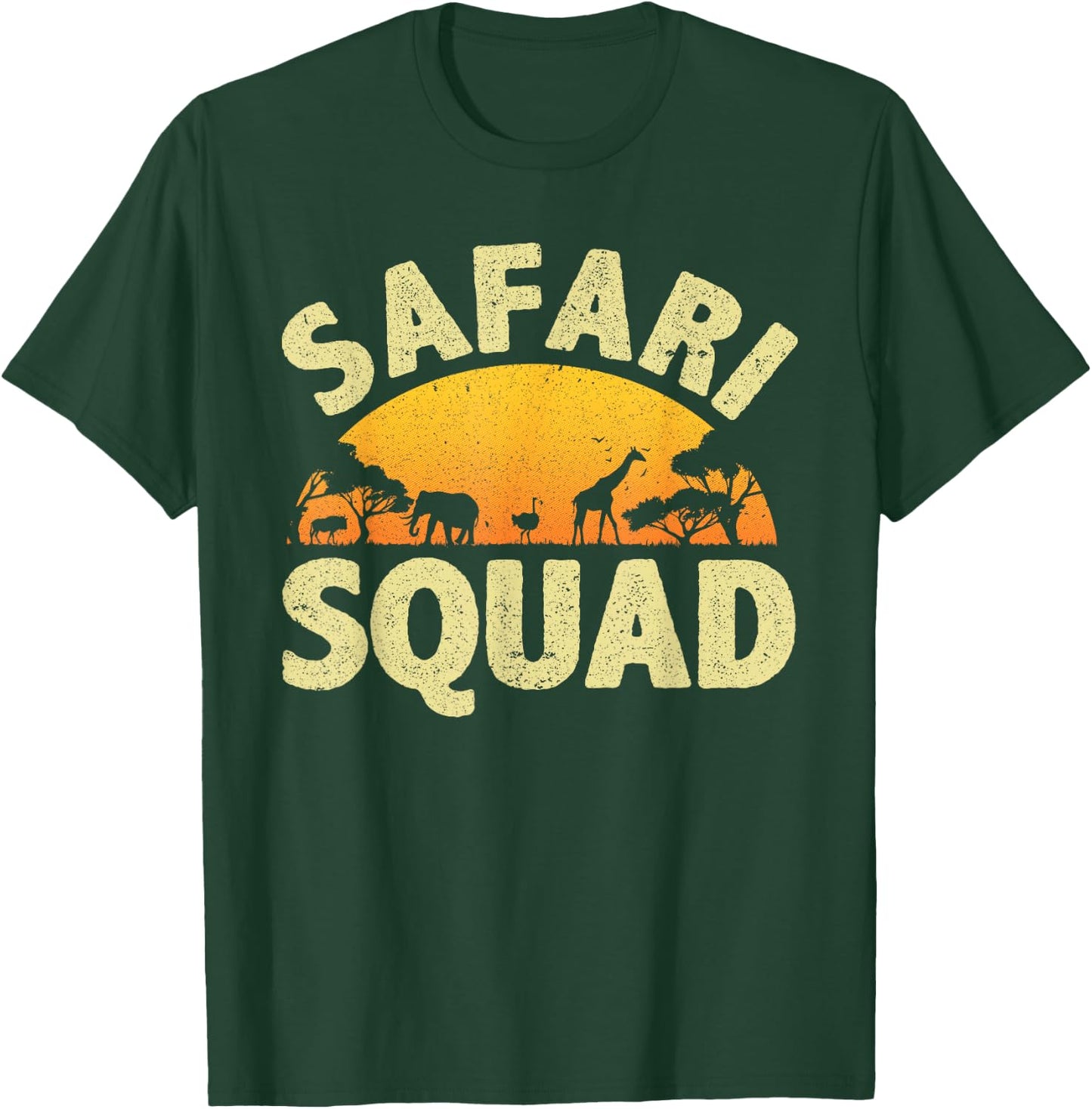 Cool Safari Squad Women Zoo Animal African Jungle T-Shirt - T-Shirt | Forest