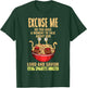 Flying Spaghetti Monster FSM Pastafari Pastafarian Excuse Me T-Shirt - T-Shirt | Forest