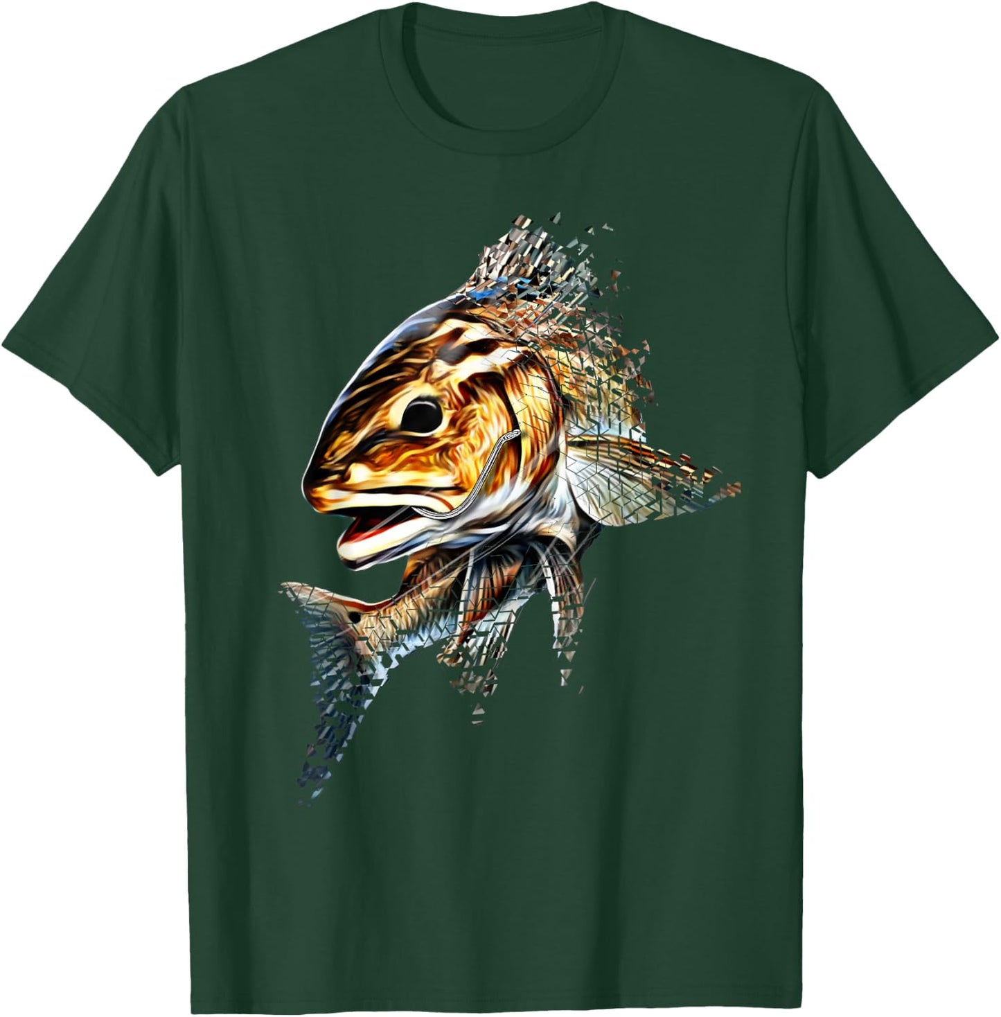 Redfish Fishing Shirt & Gear , Women & Kids Redfish T-Shirt - T-Shirt | Forest