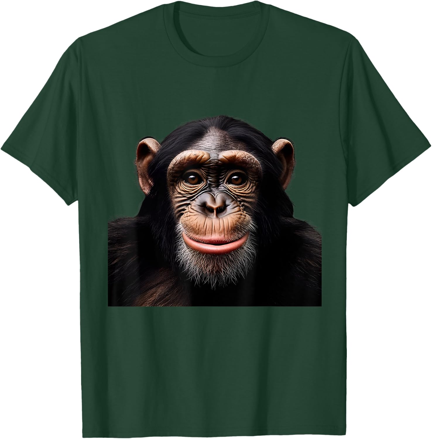 Funny Monkey Face Chimpanzee T-Shirt - T-Shirt | Forest