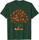 Autumn Fall Leaves Tree & Forest Creatures Kids T-Shirt - T-Shirt | Forest