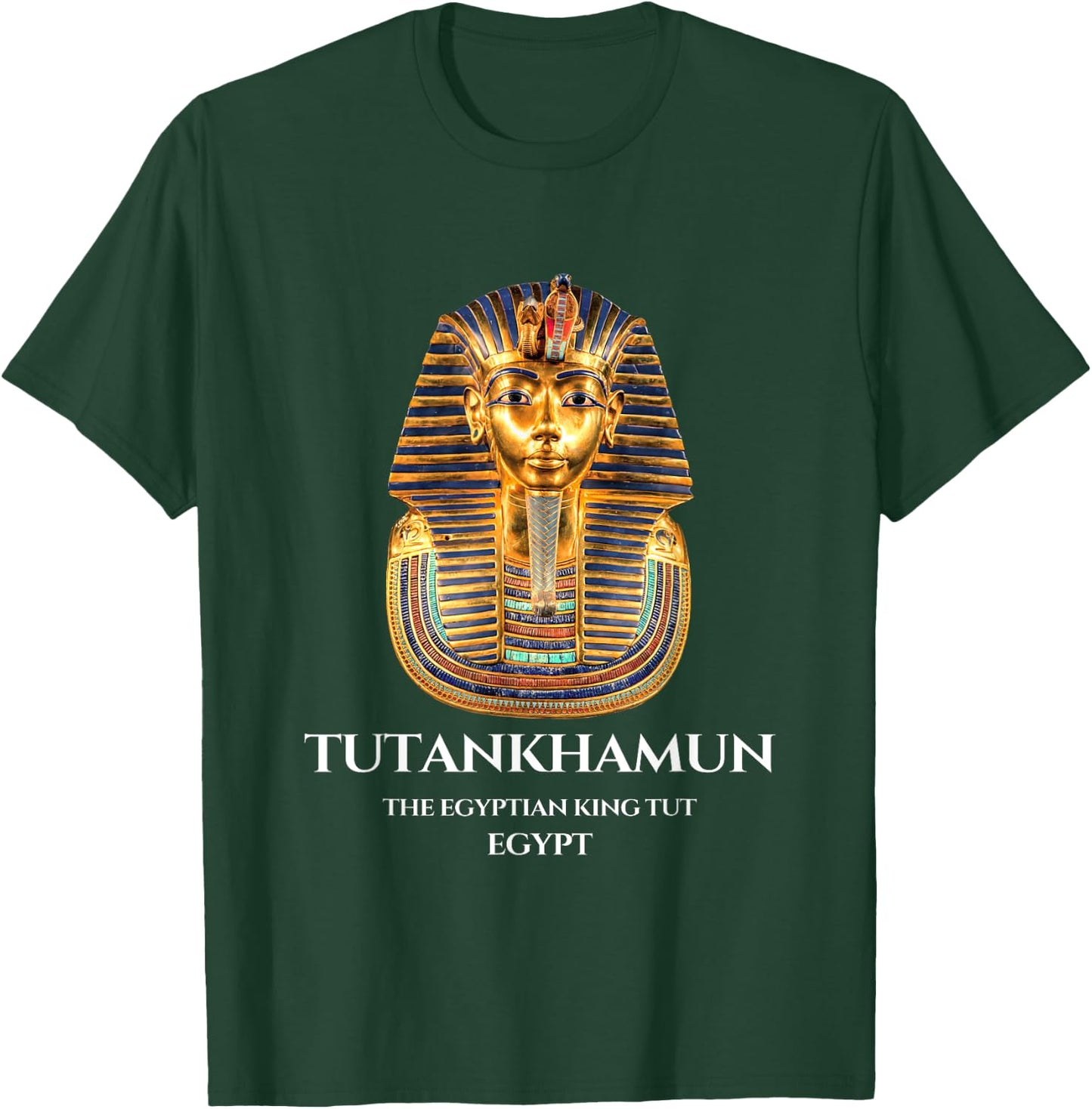#1 The Egyptian Pharaoh King Tut Mask , Tutankhamun T-Shirt - T-Shirt | Forest