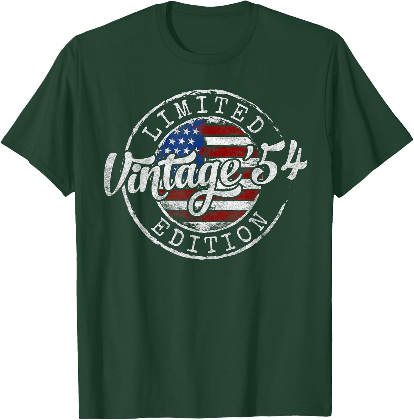 Vintage 1954 71st Birthday Gifts Women 71 Year Old T-Shirt - T-Shirt | Forest