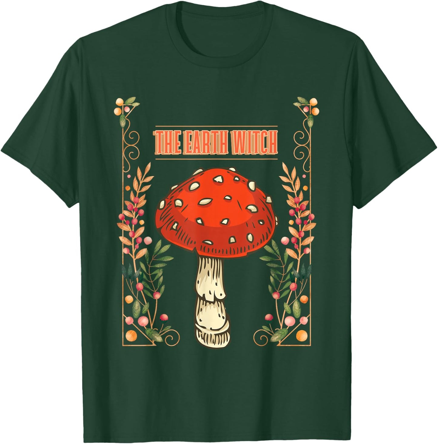 Fairy Core Goblinecore Cottagecore Earth Witch Mushroom T-Shirt - T-Shirt | Forest