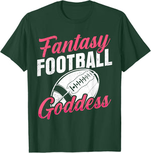 Fantasy Football Goddess Women Fantasy Football T-Shirt - T-Shirt | Forest
