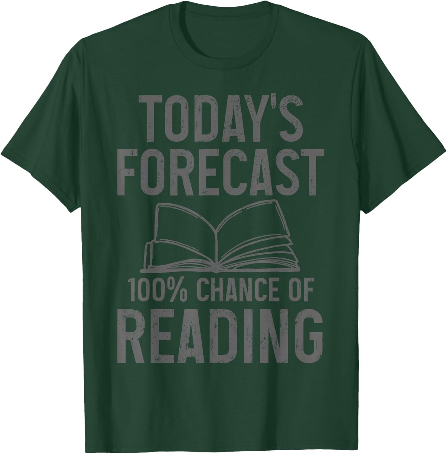 Reading Funny Bookworm Book Lover T-Shirt - T-Shirt | Forest