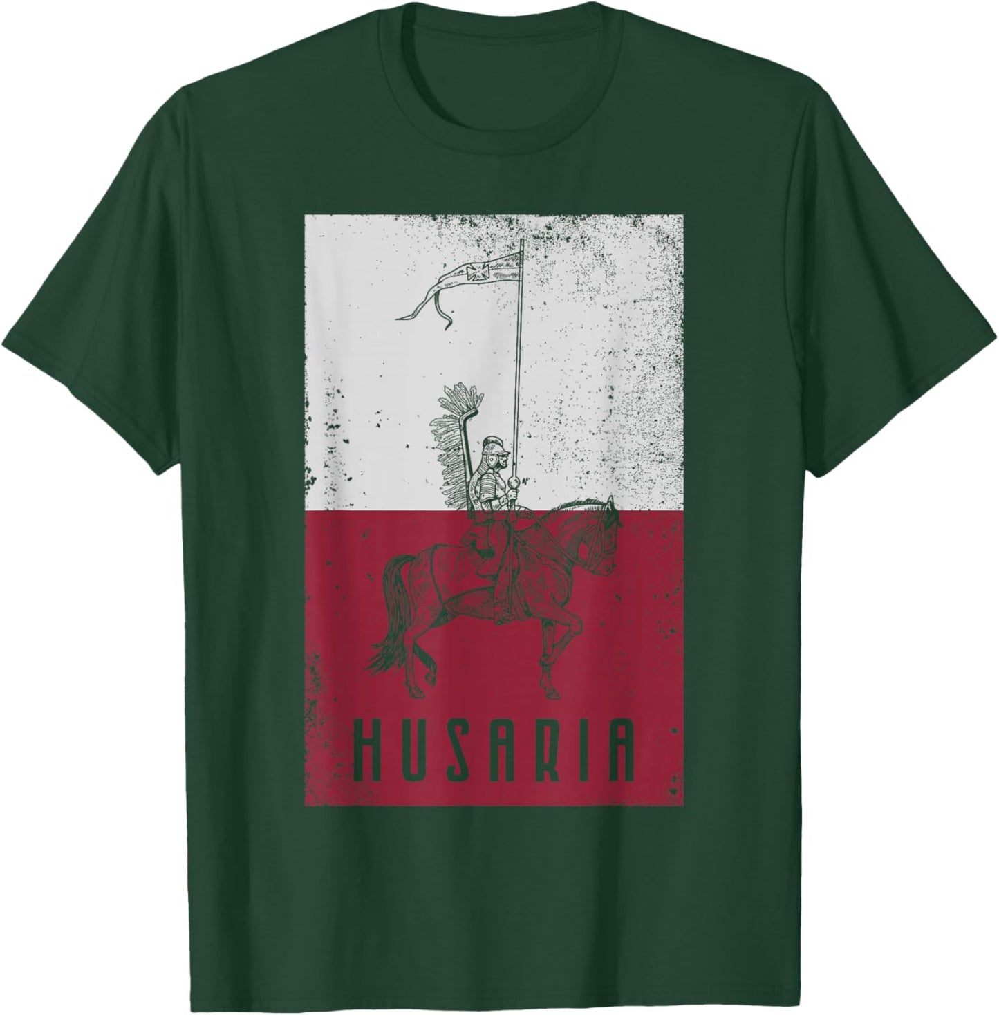 Poland husaria Polish winged hussars military Polska Krakow T-Shirt - T-Shirt | Forest