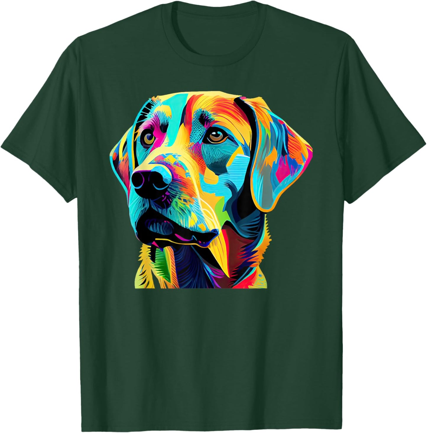 Labrador Retriever Lovers Pop Art Labrador Retriever T-Shirt - T-Shirt | Forest