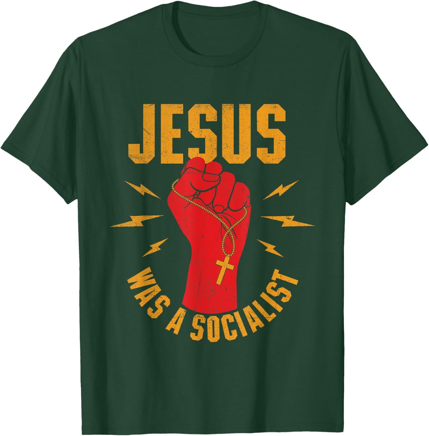 Jesus Was A Socialist - Christian Faith Jesus Christ T-Shirt - T-Shirt | Forest