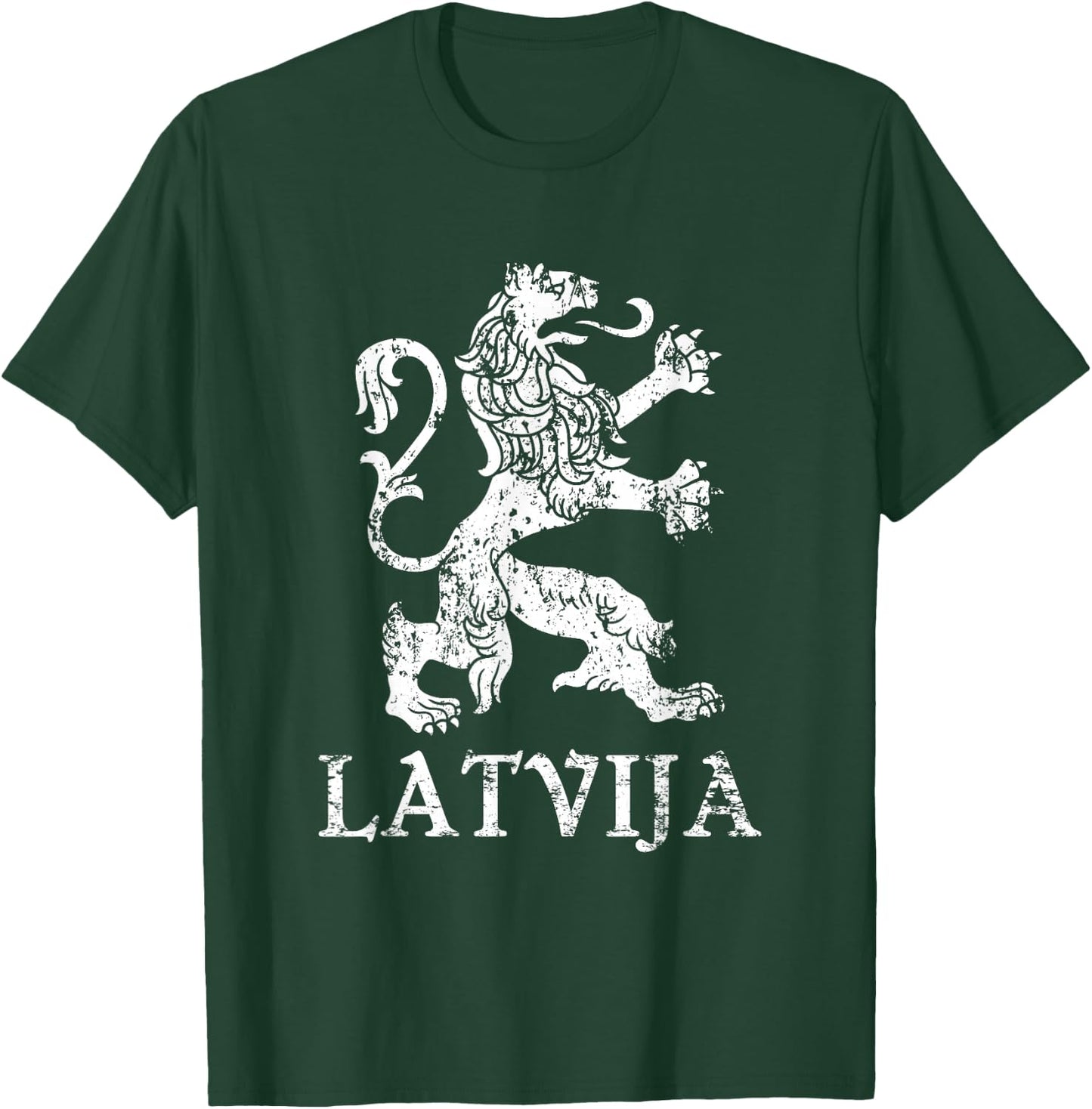 Latvija Latvia Lion Symbol Latvian Pride T-Shirt - T-Shirt | Forest
