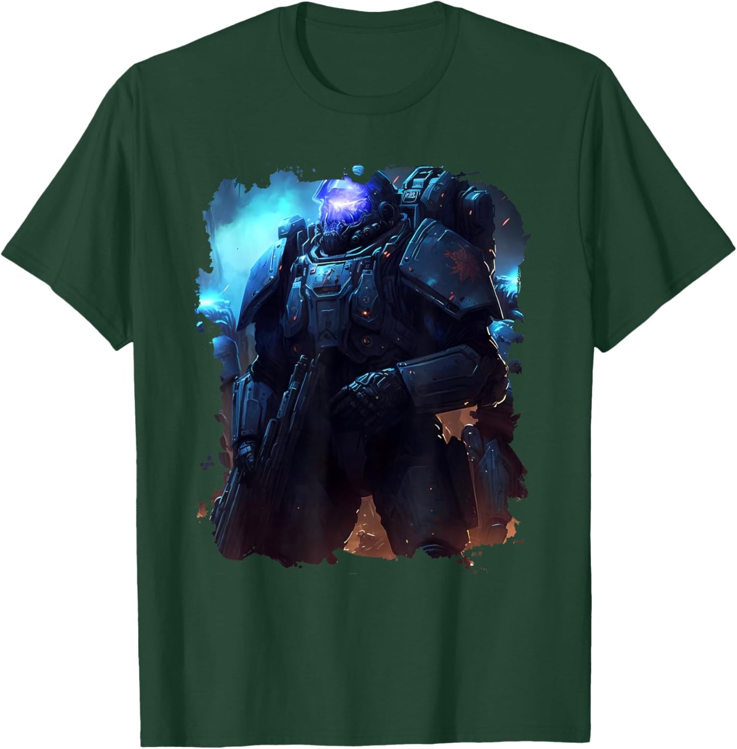 Heroes in Space The Epic Space Marines T-Shirt - T-Shirt | Forest