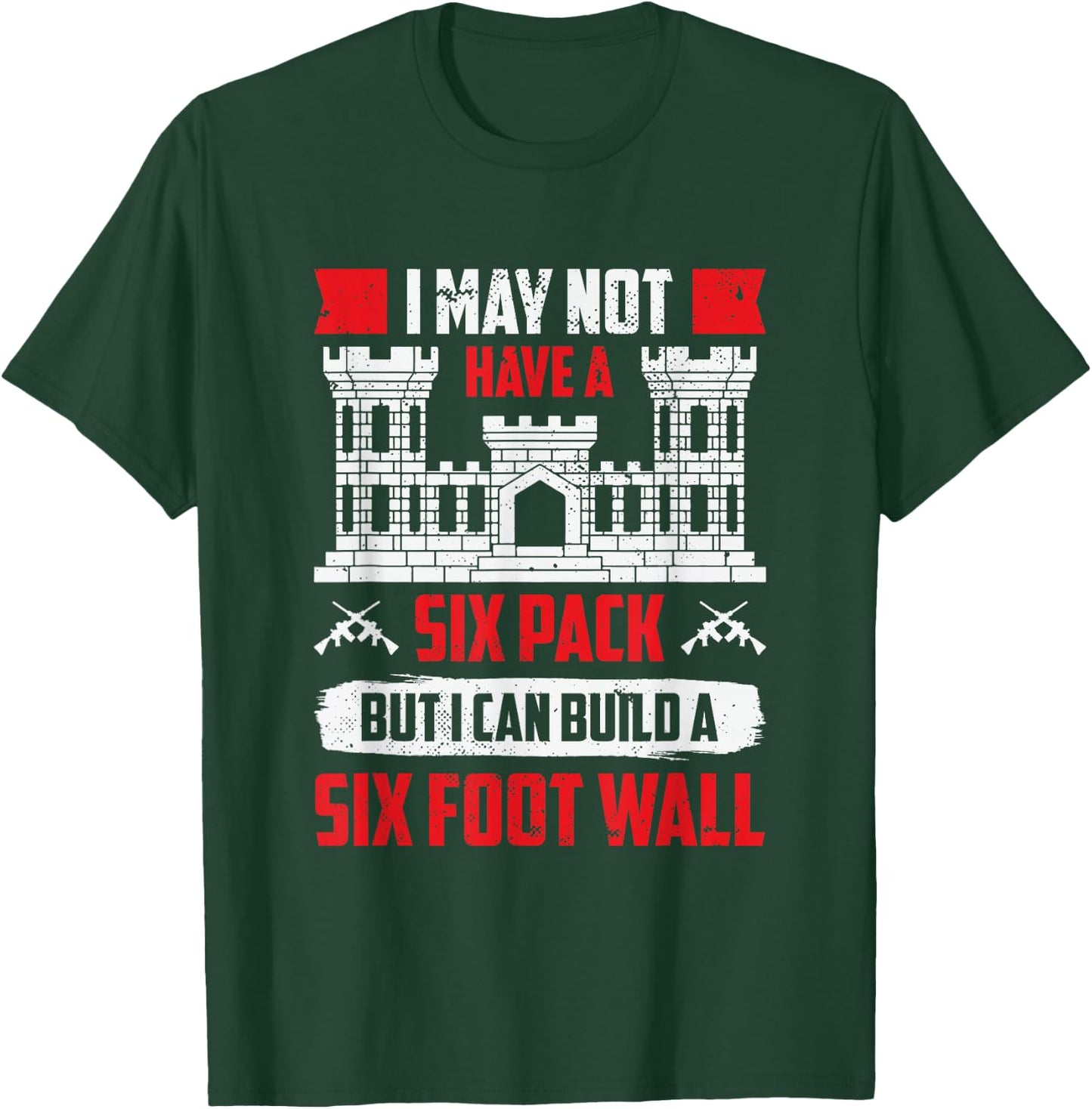 Combat Engineer Engineering Army U.S. Military Army Combat T-Shirt - T-Shirt | Forest