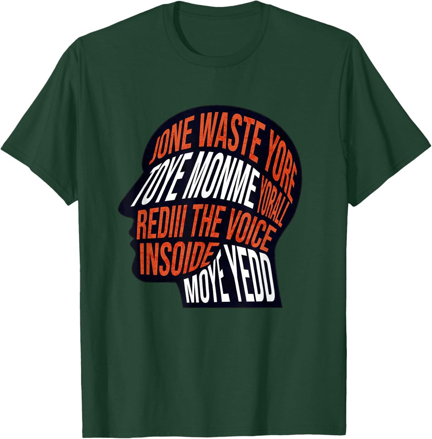 Don't Waste Your Time On Me Voice Inside My Head Graphic T-Shirt - T-Shirt | Forest