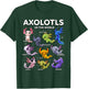 Axolotl Shirt Kawaii Axolotls of the World Axolotl Animals T-Shirt - T-Shirt | Forest