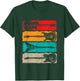 Retro Guitar Men Women Kids Music Band Vintage Guitarist T-Shirt - T-Shirt | Forest