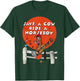 Save A Cow Ride A Horseboy T-Shirt - T-Shirt | Forest