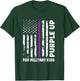 Purple Up for Military Kids Shirt Month Military Child Flag T-Shirt - T-Shirt | Forest