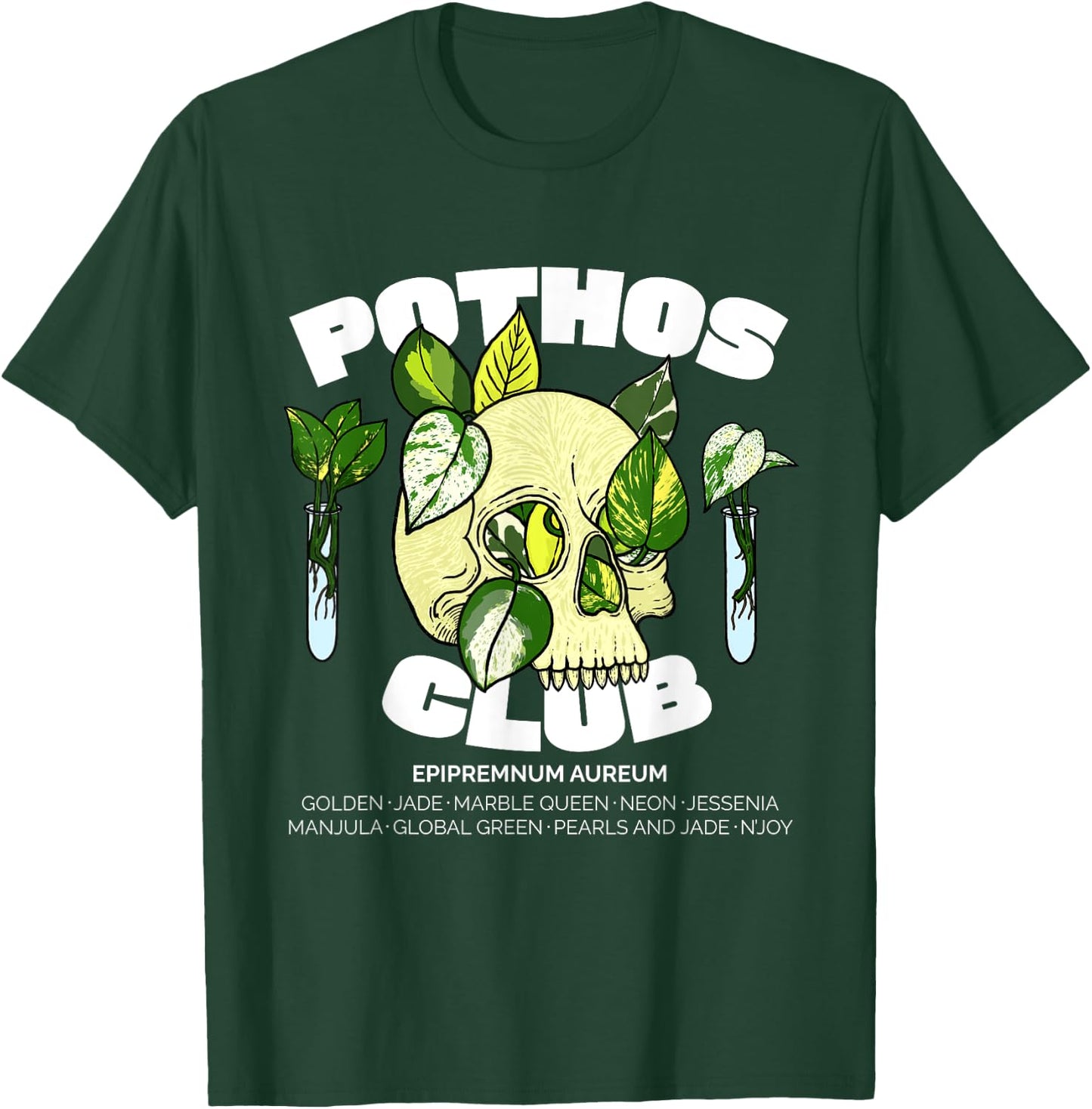 Pothos Plant Design for Houseplant Collectors & Gardeners T-Shirt - T-Shirt | Forest