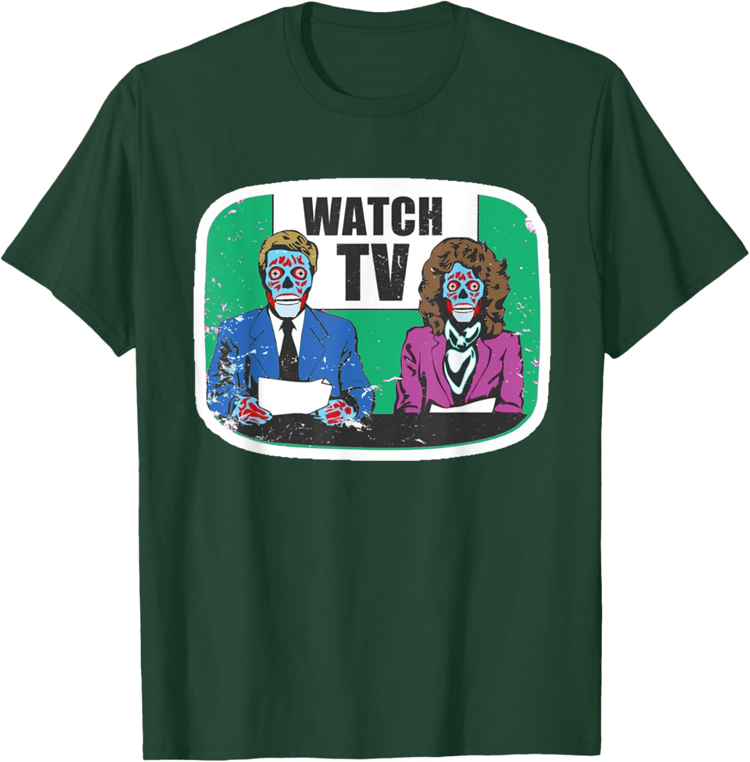 Gym Box Apparel Women's Black Modern TV Themed Birthday T-Shirt - T-Shirt | Forest