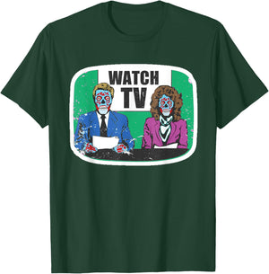 Gym Box Apparel Women's Black Modern TV Themed Birthday T-Shirt - T-Shirt | Forest