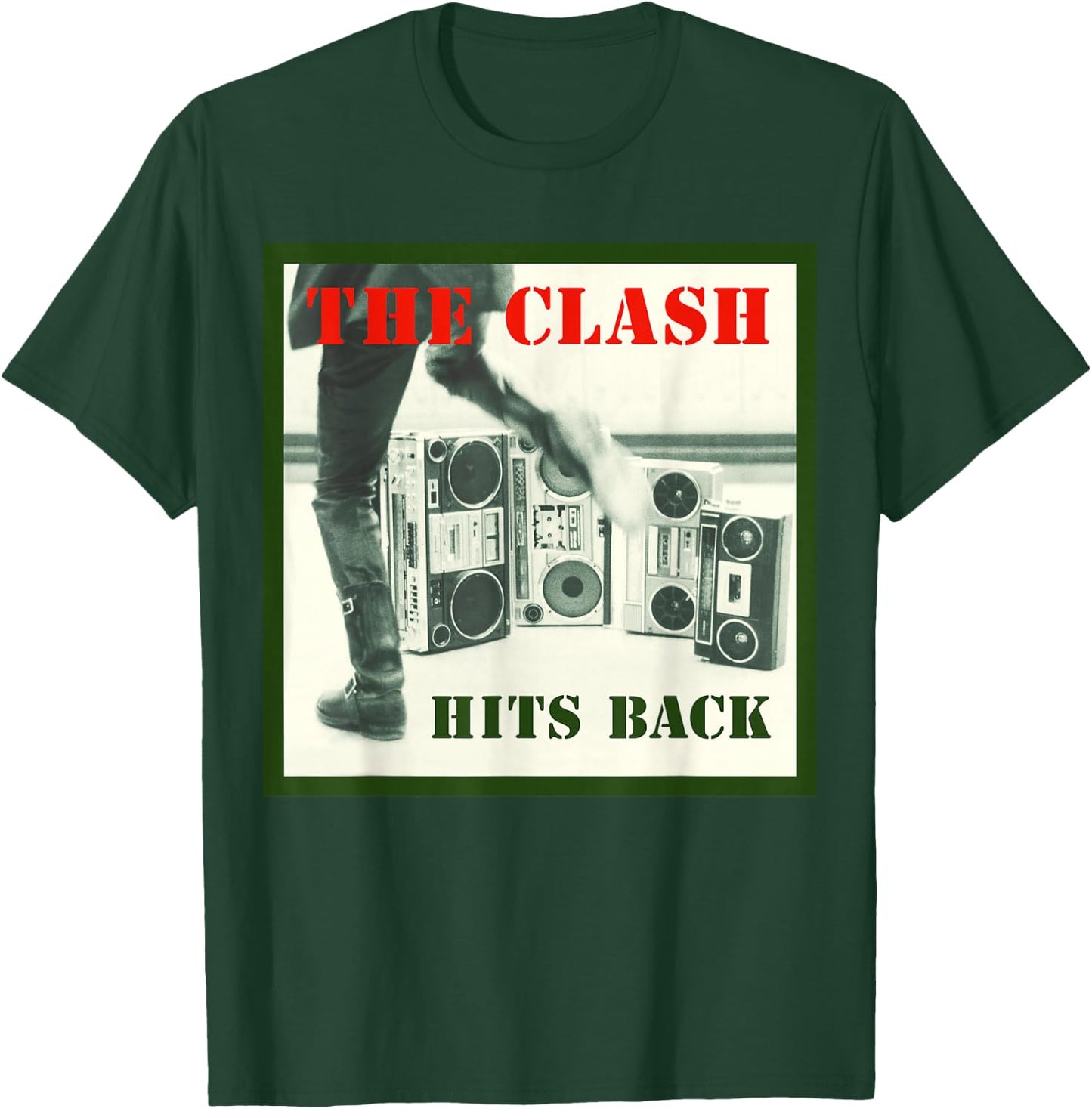 The Clash - Album Cover Hits Back T-Shirt - T-Shirt | Forest