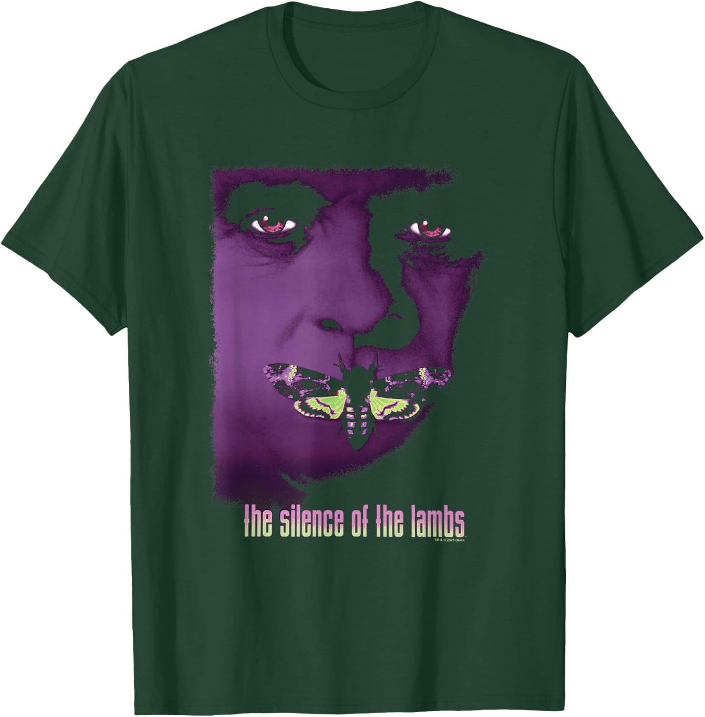 The Silence Of The Lambs Hannibal Lecter Purple Moth Poster T-Shirt - T-Shirt | Forest