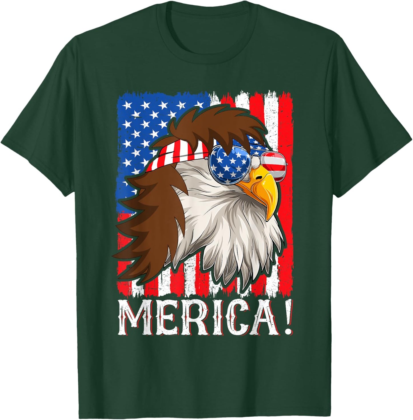 Eagle American Flag Shirt Kids American Eagle Shirts T-Shirt - T-Shirt | Forest