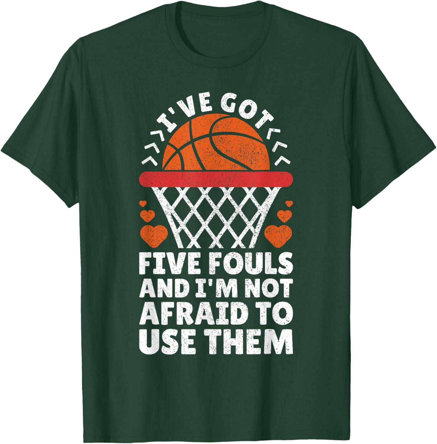 Basketball Player Boy Girl Basketball Lover Funny Basketball T-Shirt - T-Shirt | Forest