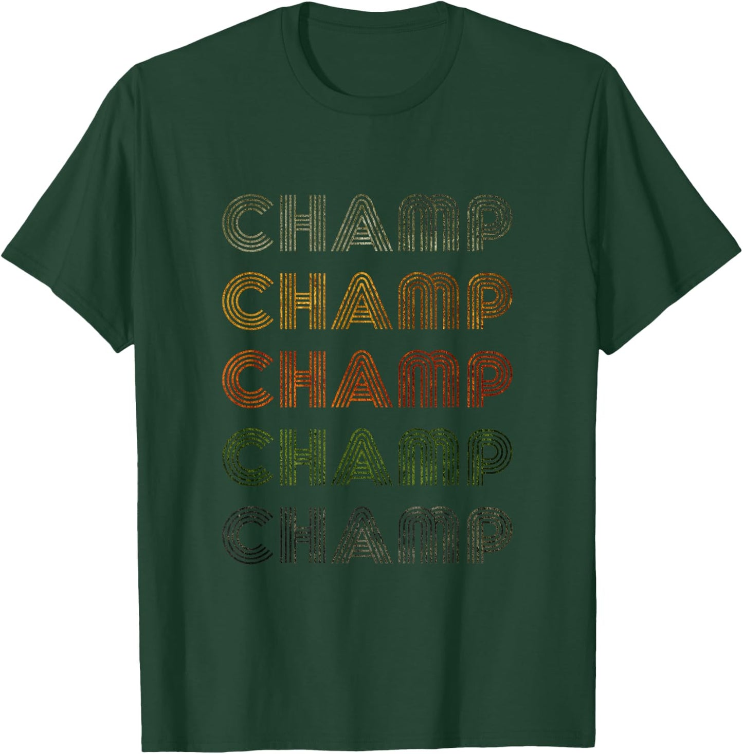 Love Heart Champ Grunge Vintage Style Black Champ T-Shirt - T-Shirt | Forest