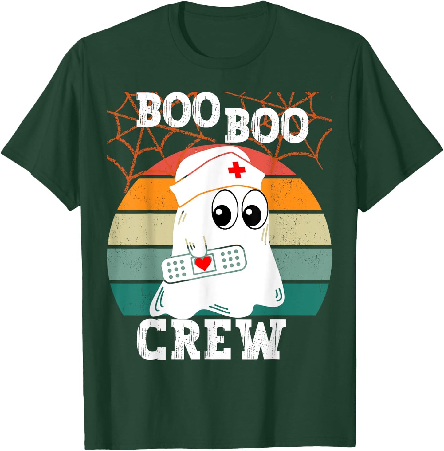 Boo Boo Crew Nurse T-Shirt - T-Shirt | Forest
