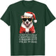Christmas Pittie Pup Barking Pit Bull Dog Christmas Pitbull T-Shirt - T-Shirt | Forest