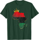 Pride American African King Pan African Map UNIA flag T-Shirt - T-Shirt | Forest