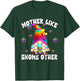 Tie Dye Hippie Grandma Gnome Graphic Hippie Mom T-Shirt - T-Shirt | Forest