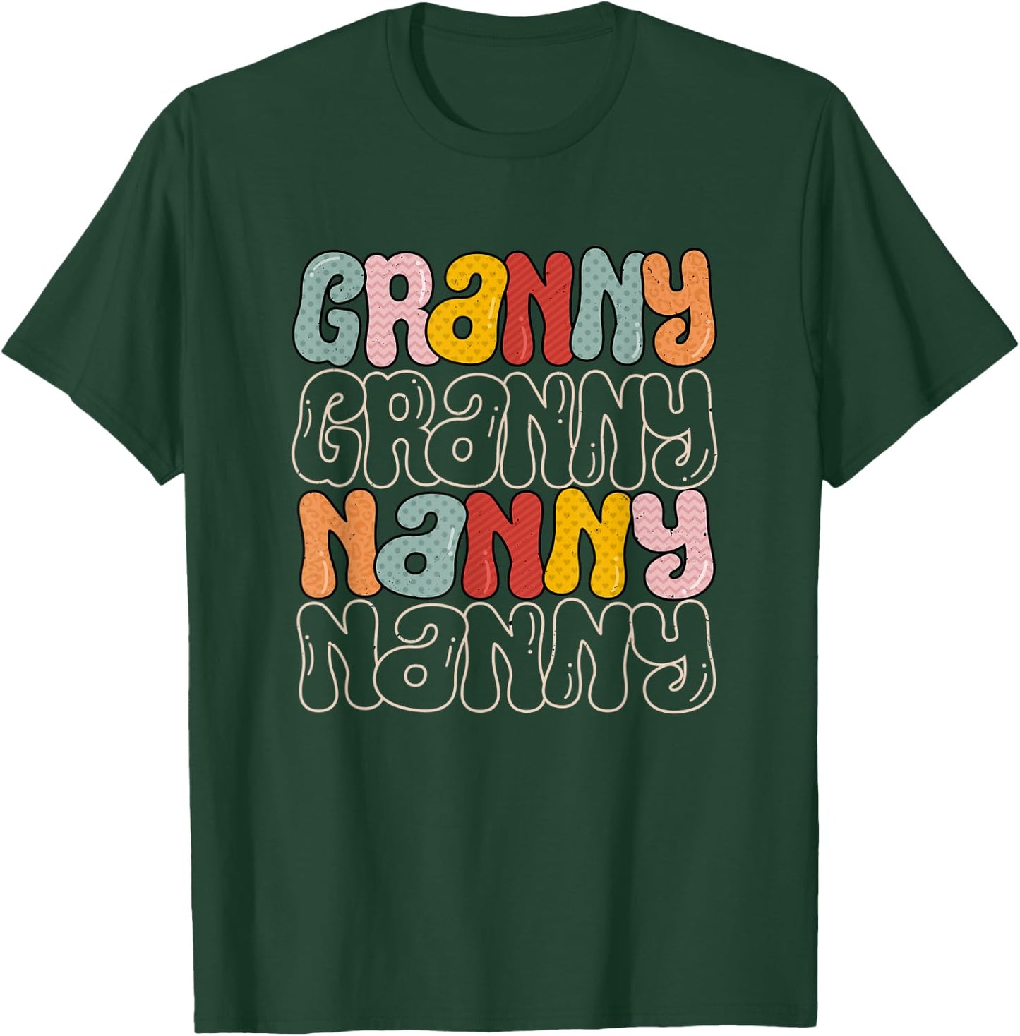 Granny Nanny Babysitter Grandma Babysitting Grandmother T-Shirt - T-Shirt | Forest