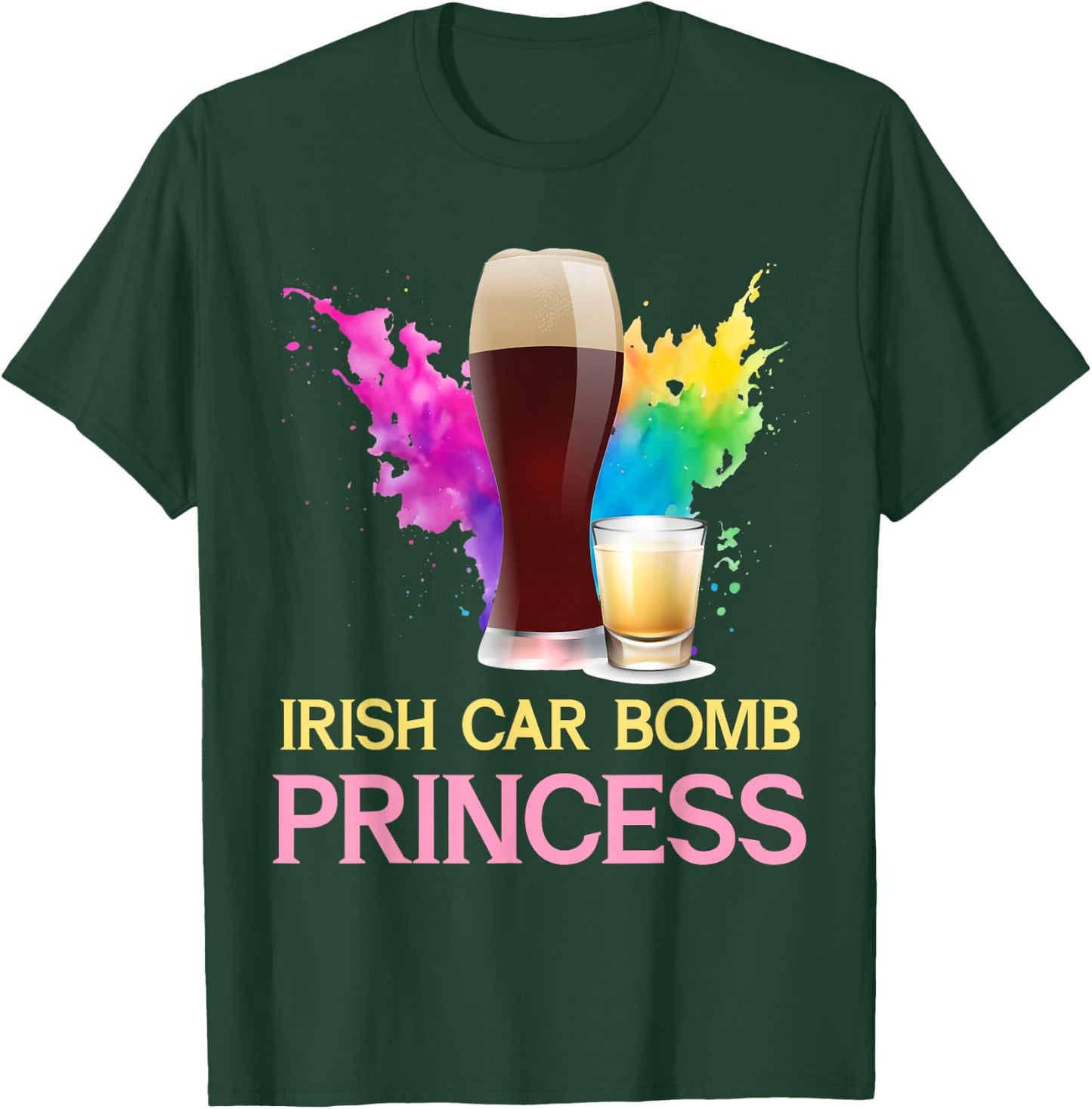 Irish Car Bomb Princess High Spirits Royalty T-Shirt - T-Shirt | Forest