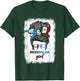 Half Mexican And Guatemalan Mexico Guatemala Flag Girl Women T-Shirt - T-Shirt | Forest