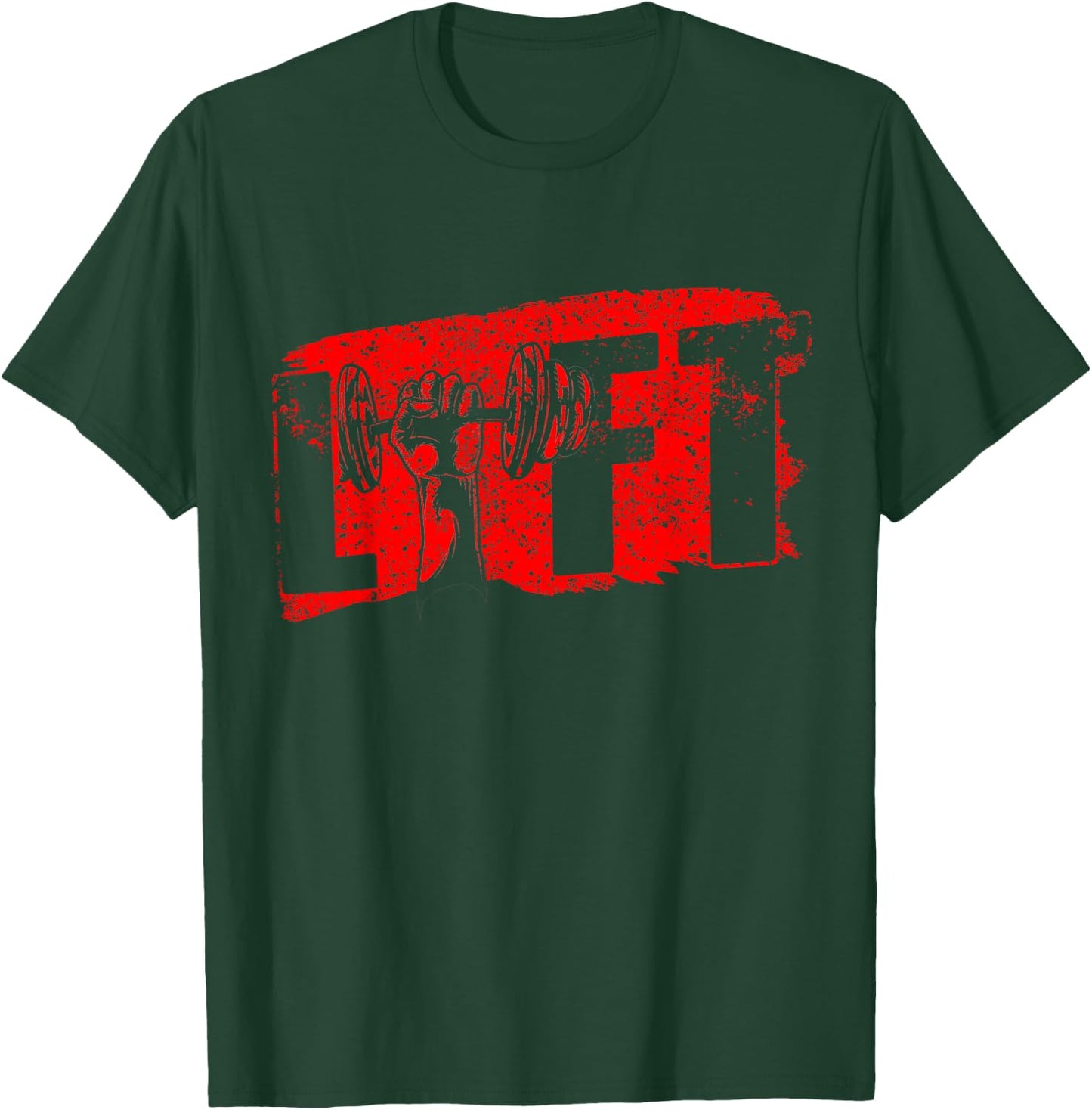 Lift Gym Lifting Workout Weightlifting T-Shirt - T-Shirt | Forest