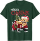 Teddy bear and Christmas tree in red truck T-Shirt - T-Shirt | Forest