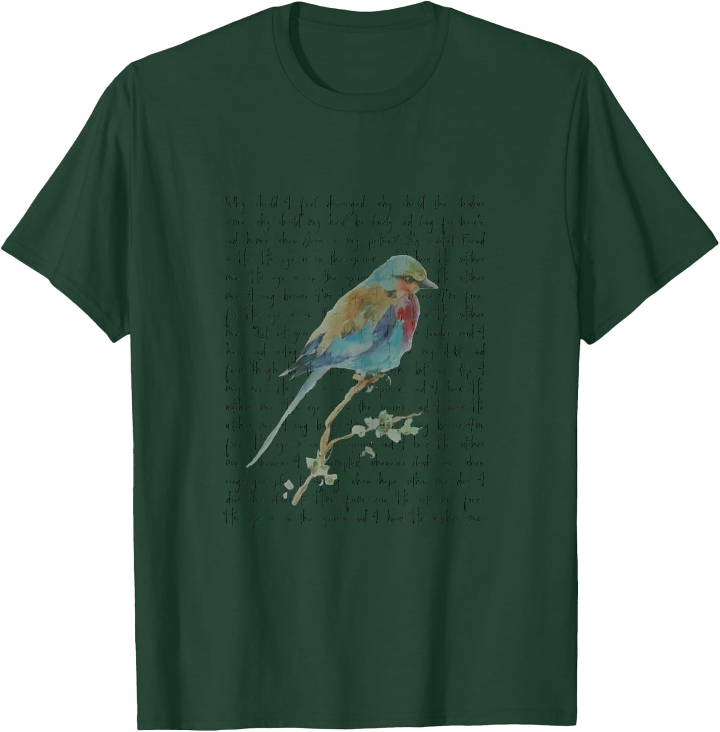 His Eye is on the Sparrow T-Shirt - T-Shirt | Forest