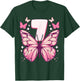 Birthday Girl 7 Years, Butterflies and Number 7 T-Shirt - T-Shirt | Forest