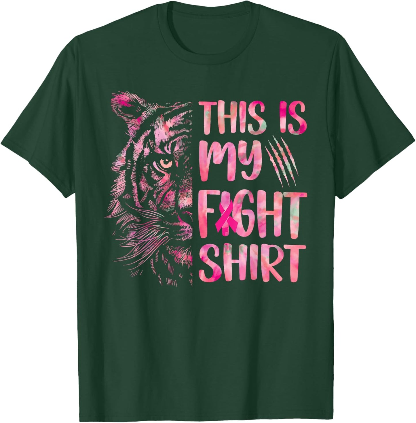 This Is My Fight Shirt Breast Cancer Awareness Month 2023 T-Shirt - T-Shirt | Forest