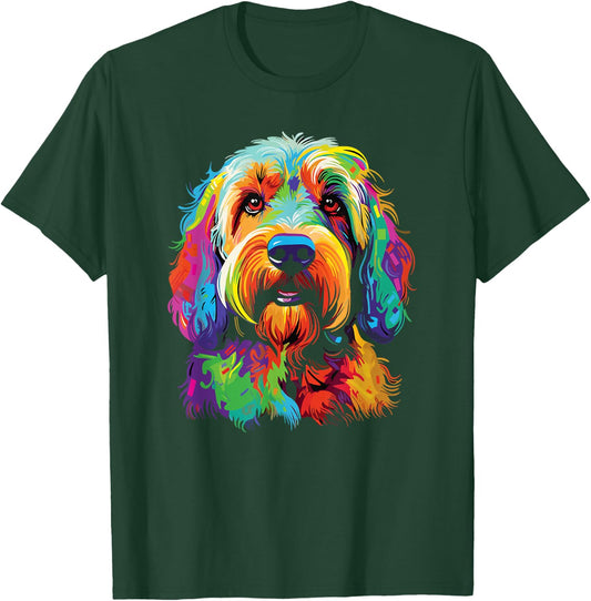 Watercolor Colorful Otterhound Otterhound T-Shirt - T-Shirt | Forest