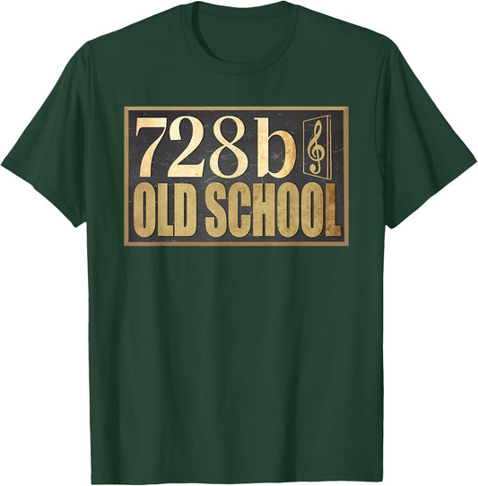 728b Old School Music Song Church Christ T-Shirt - T-Shirt | Forest