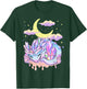 Pastel Goth Kawaii Crystal Dragon Crystals and Crescent Moon T-Shirt - T-Shirt | Forest