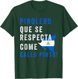 Nicaragua Flag Camiseta Nicaraguan Nicoya Pinoleros Nica T-Shirt - T-Shirt | Forest