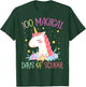 100th Day of School Unicorn 100 Magical Days Girls Teacher T-Shirt - T-Shirt | Forest