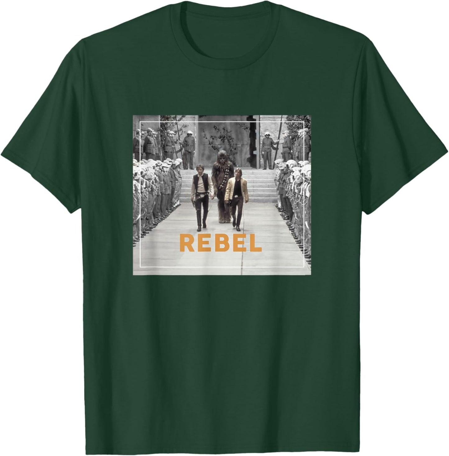 Star Wars Classic A New Hope Rebel Heroes Movie Panel T-Shirt - T-Shirt | Forest