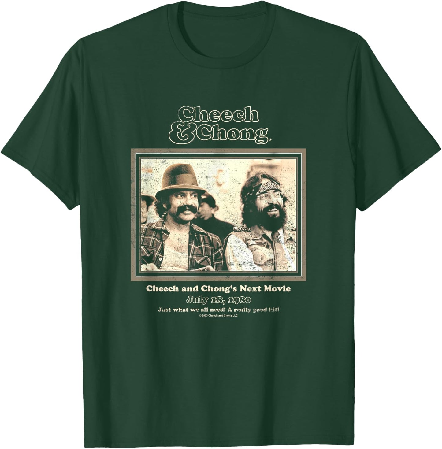 Cheech & Chong Their Next Movie Promotional Poster Retro T-Shirt - T-Shirt | Forest