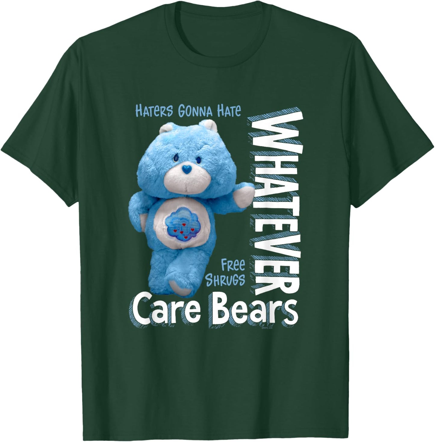 Care Bears Whatever Grumpy Bear Toy Cute Cartoon T-Shirt - T-Shirt | Forest